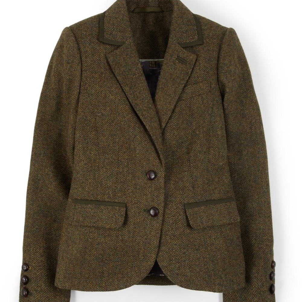 Boden British Tweed Blazer